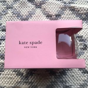 NWT Kate Spade larabee dot stemless wine set of 4 glasses